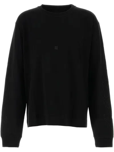 Givenchy Crew-neck Wool Sweater In Black