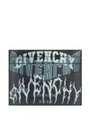 Givenchy Flame-print Logo Card Holder In Multi