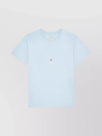 Givenchy Flamingo Print Cotton T-shirt In Blue