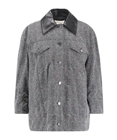 Givenchy Flap Pocket Jacket In Gray