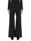 Givenchy Women Black Flare Tailored Pants In Black