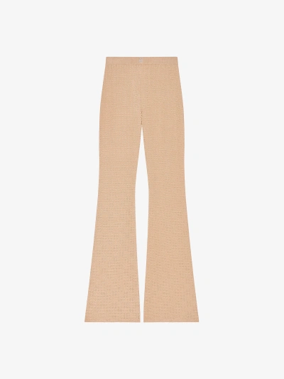 GIVENCHY FLARE PANTS IN 4G MINI JACQUARD