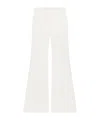 Givenchy Flare Tailored Pants In Linen In Off White