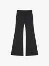 GIVENCHY FLARE TAILORED PANTS IN TRICOTINE WOOL AND MOHAIR