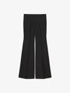 GIVENCHY FLARE TAILORED PANTS IN WOOL AND MOHAIR