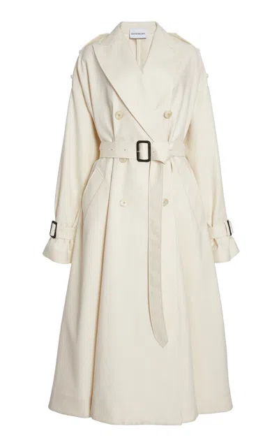 Givenchy Flared Cotton-twill Trench Coat