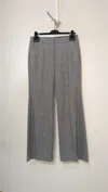 Givenchy Flared Felted Trousers In Gray