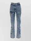 Givenchy Blue Bellows Pocket Jeans In Blue