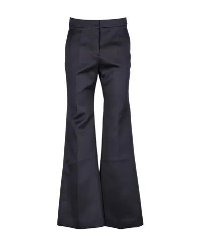 Givenchy Flared-leg Pants In Black