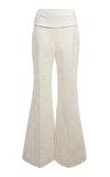 Givenchy Flared Linen Pants In Neutral