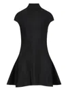 Givenchy Flared Midi Dress In Black