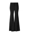 Givenchy Flare Tailored Pants In Wool And Mohair In Black