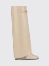 Givenchy Shark 95 Leather Knee-high Boots In Multi