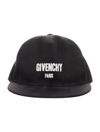 Pre-owned Givenchy Flat Brim Baseball Hat In Black
