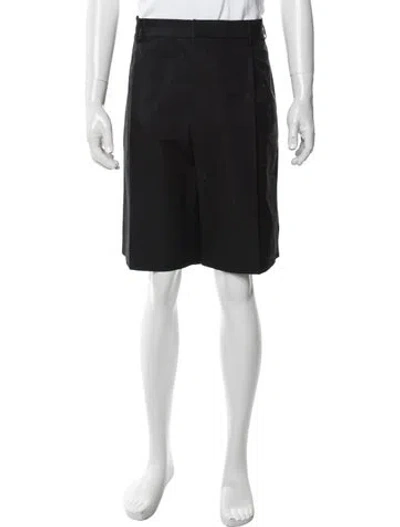 Pre-owned Givenchy Flat Front Shorts W/ Tags In Black