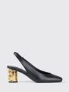 Givenchy Tape-effect Slingback Leather Pumps In Black