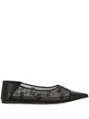 Givenchy Ballerina In 4g Mesh In Black