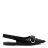 Givenchy Voyou Slingback Ballerina Flat With Pointed Toe In Black