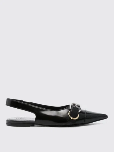 Givenchy Women Voyou Leather Slingback Flats In Animal Print