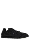 Givenchy Black Flat Sneakers In Black
