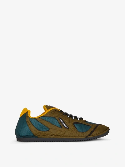 Givenchy Flat Sneakers In Synthetic Fiber In Green