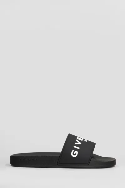 Givenchy Plage Capsule Slides In Black