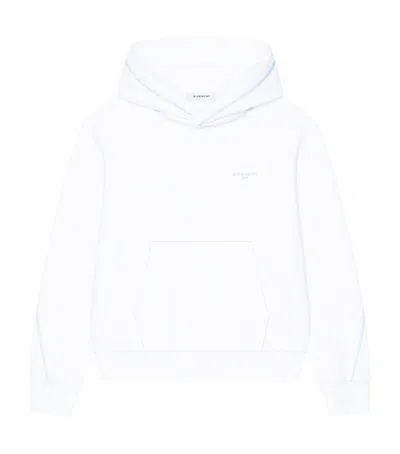 Givenchy Fleece Couture Seam Hoodie In White