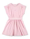 Givenchy Long Sleeve Round Neck Dress In Rose