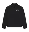 Givenchy Embroidered Logo Fleece Polo Sweatshirt