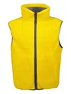 Givenchy Paris Reversible Fleece Vest In Yellow