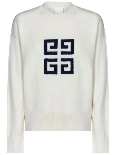 GIVENCHY GIVENCHY FLOCKED LOGO SWEATER