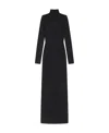 Givenchy Dress In Lurex With Floral Jacquard In Black