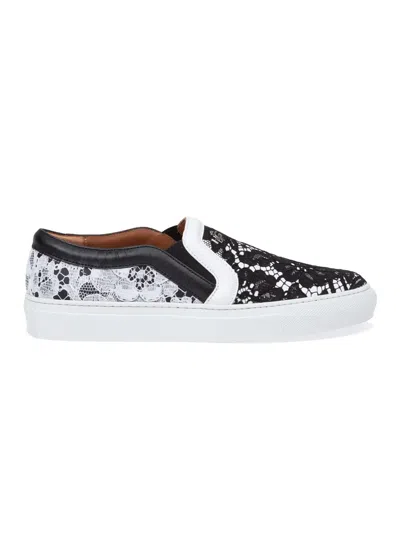 Givenchy Floral Lace Sneakers In Multi