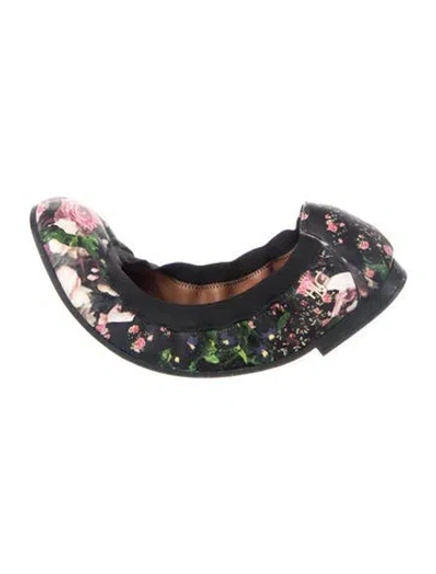 Pre-owned Givenchy Floral Print Ballet Flats In Multi