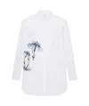 Givenchy Floral-print Cotton Shirt In White