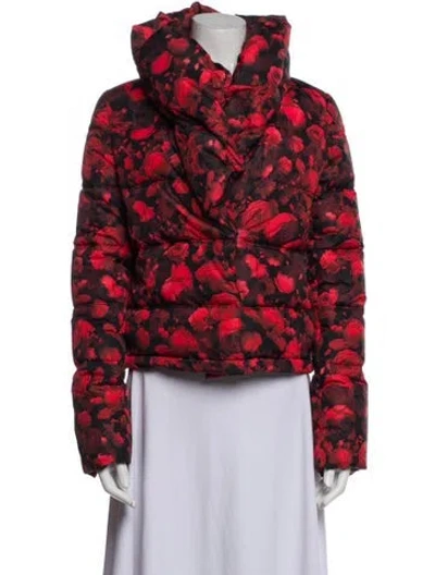 Pre-owned Givenchy Floral Print Evening Jacket In Red