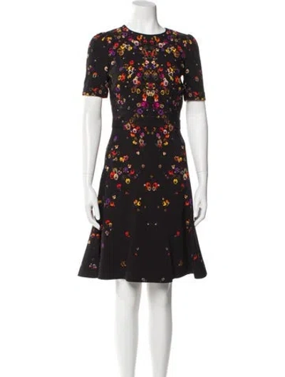 Pre-owned Givenchy Floral Print Knee-length Dress In Multi