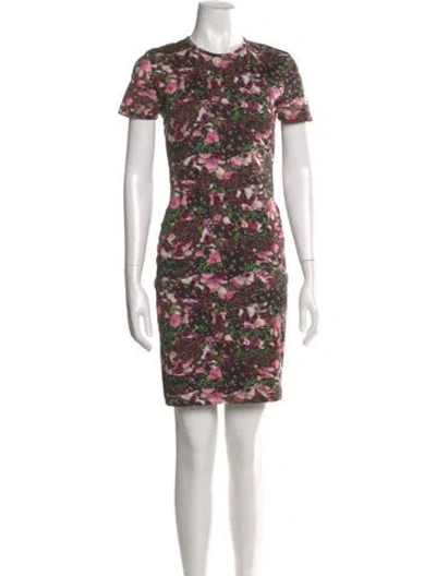 Pre-owned Givenchy Floral Print Mini Dress