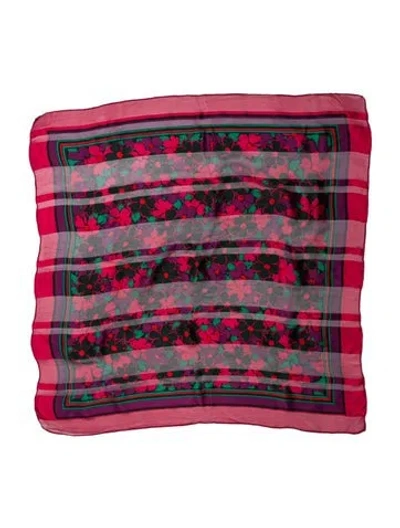 Pre-owned Givenchy Floral Print Scarf In Multi