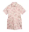 Givenchy Floral Print Shirt Dress In Nude