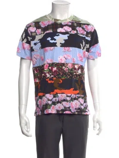 Pre-owned Givenchy Floral Print Short Sleeve Shirt In Multi