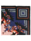 Givenchy Floral Star Print Scarf In Multi
