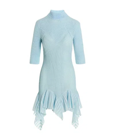 GIVENCHY GIVENCHY HIGH-NECK ASYMMETRIC DRESS