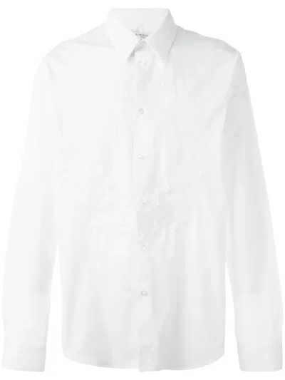 Givenchy Flower Crown Embroidered Shirt In White