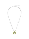 Givenchy Flower Orchid Necklace In Multi