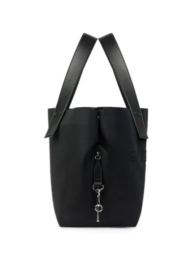 Givenchy Folded Nylon Tote In Black