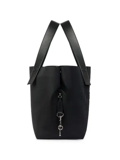Givenchy Folded Nylon Tote In Black