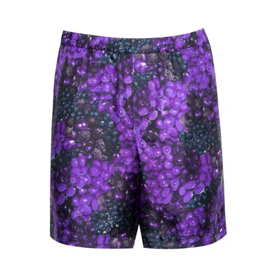 Pre-owned Givenchy Formal Elasticated Shorts 'purple' | Men's Size 54