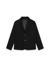 Givenchy Logo-trim Single-breasted Blazer In Black