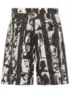 Givenchy Formal Mini Shorts In Black/white